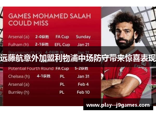 远藤航意外加盟利物浦中场防守带来惊喜表现 远藤航意外加盟利物浦中场防守带来惊喜表现