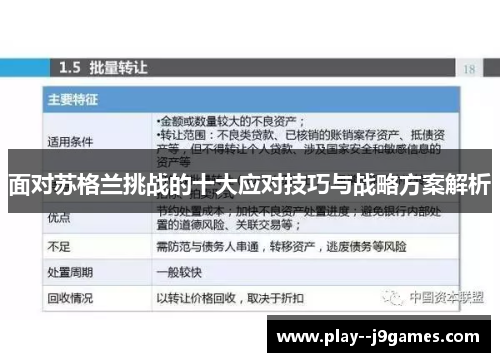 面对苏格兰挑战的十大应对技巧与战略方案解析 面对苏格兰挑战的十大应对技巧与战略方案解析